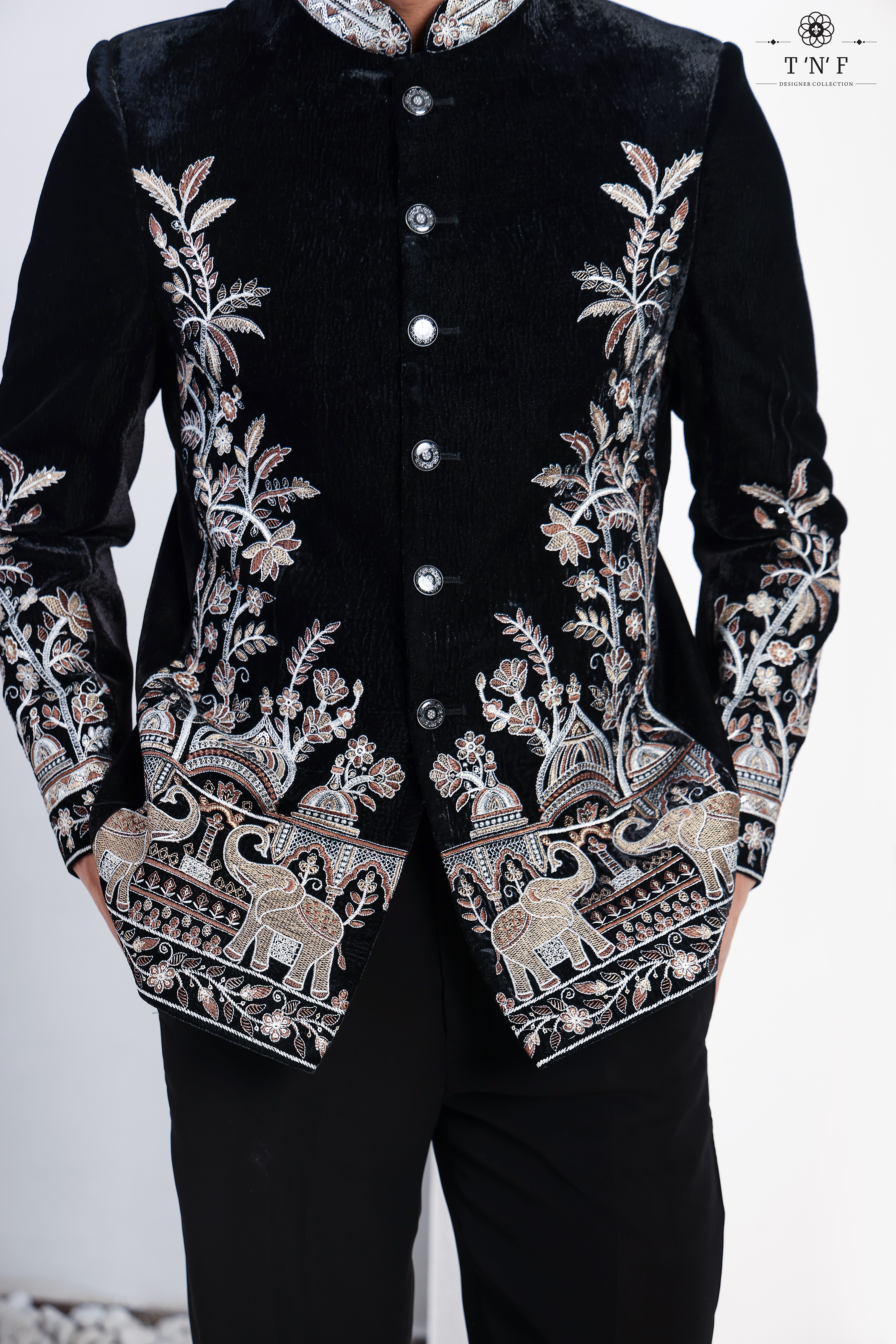 The Heritage Weave Bandhgala