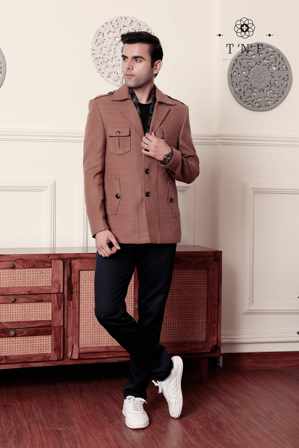 Heritage Tweed Muffler Blazer