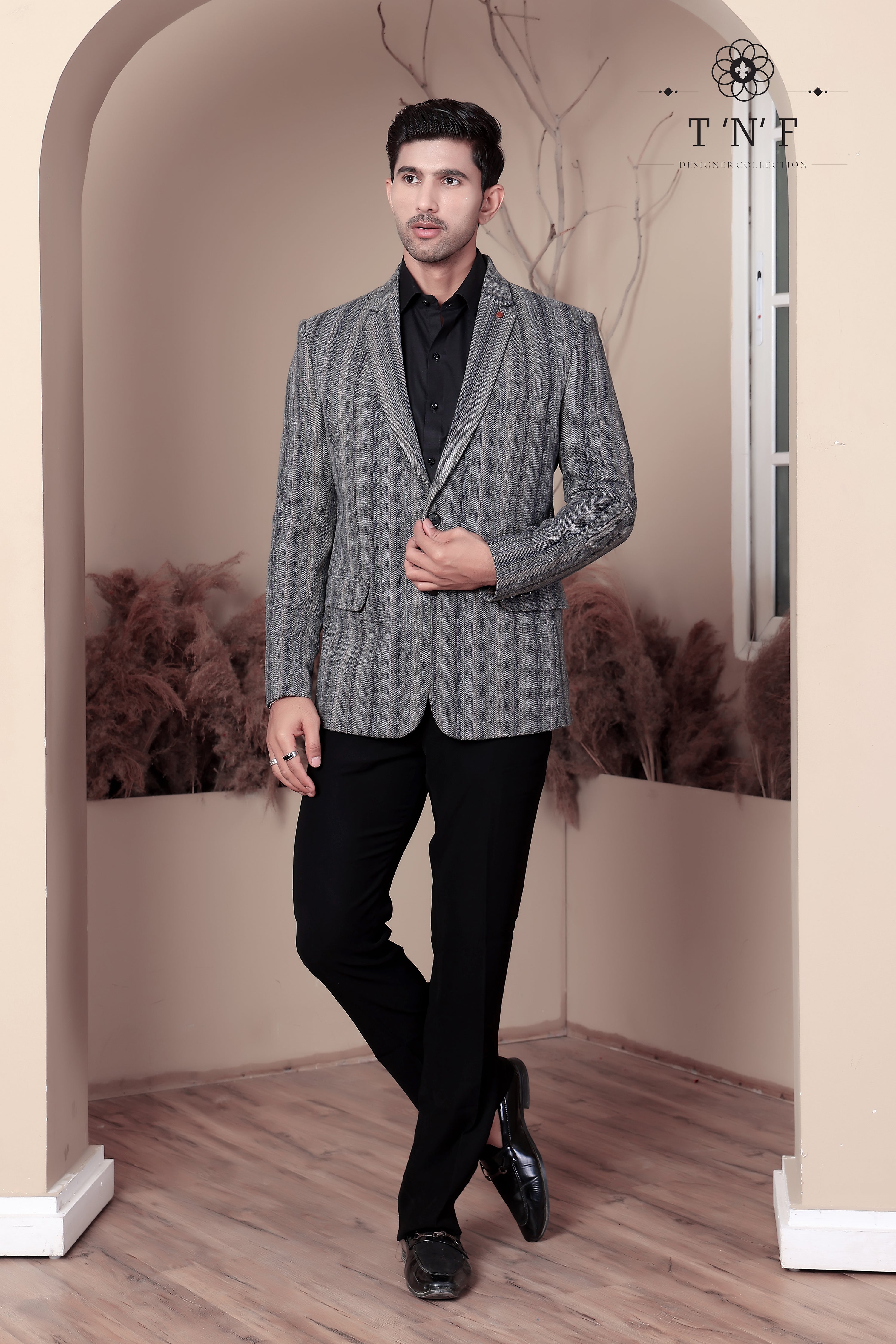 Metropolitan Stripes Tailored Blazer