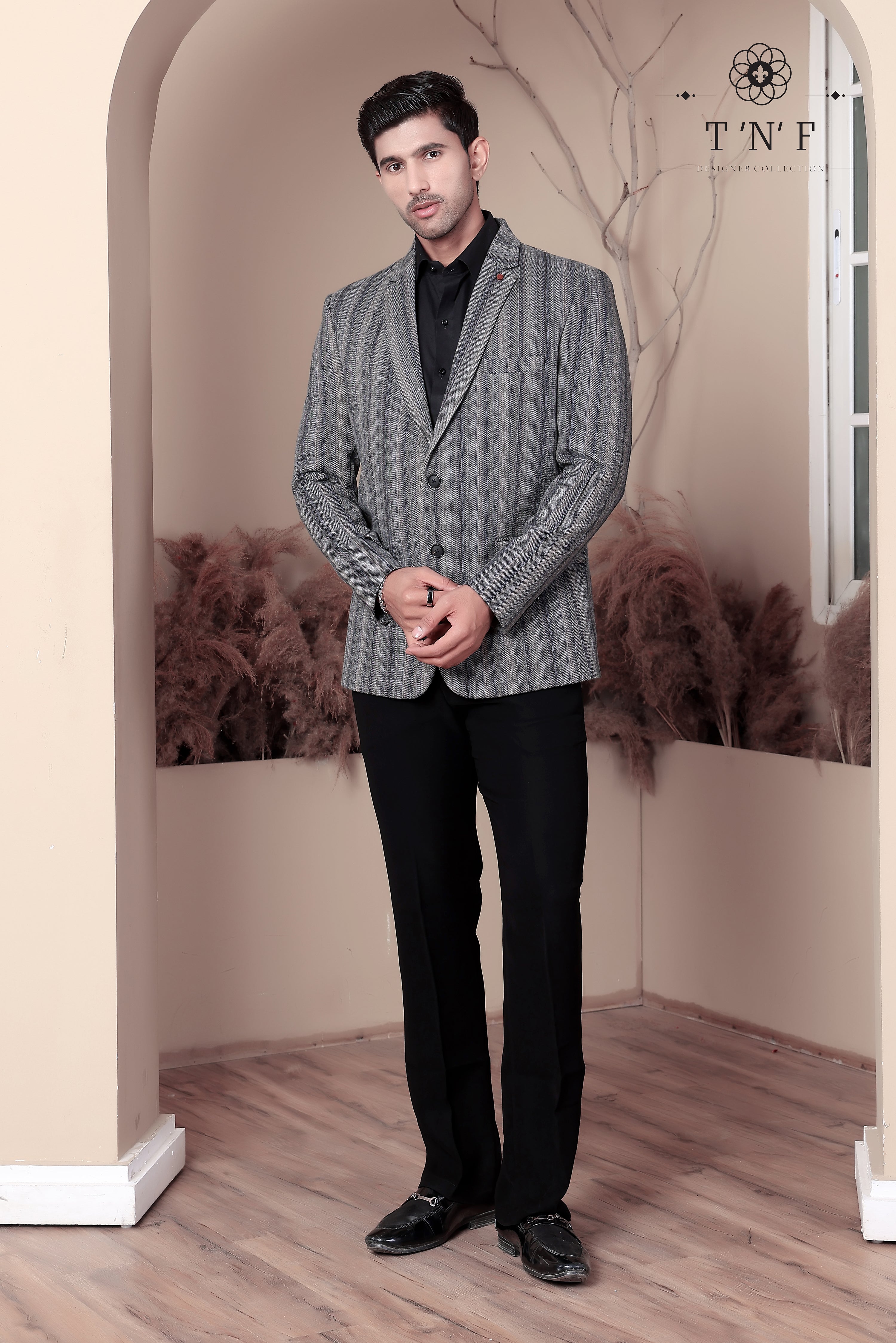 Metropolitan Stripes Tailored Blazer