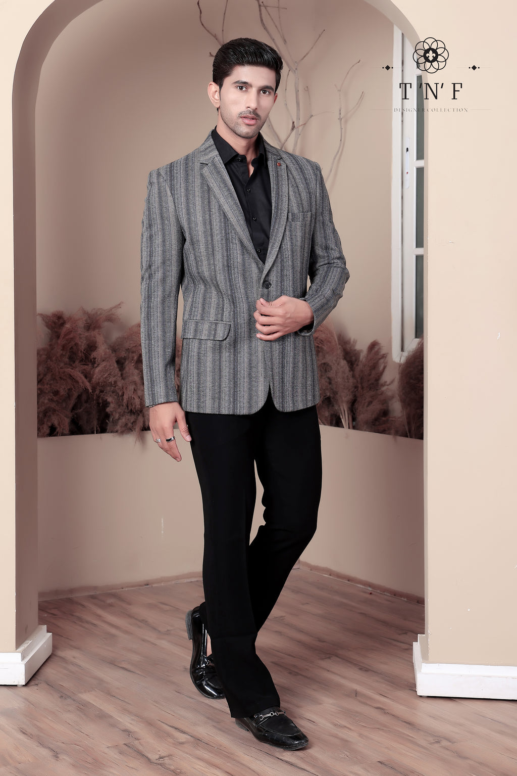 Metropolitan Stripes Tailored Blazer